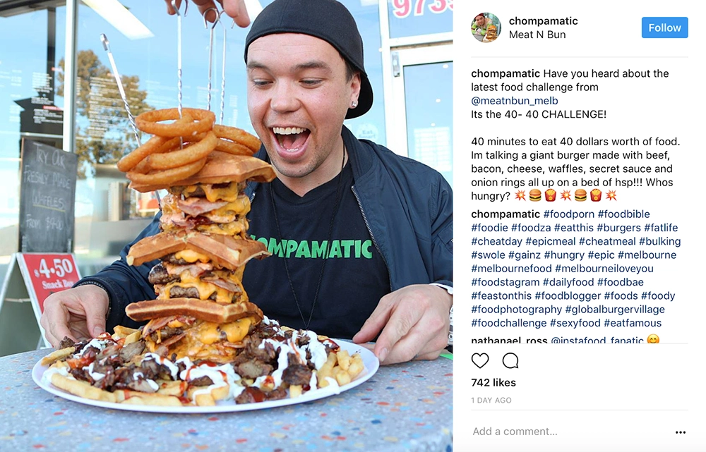 example of restaurant marketing influencer