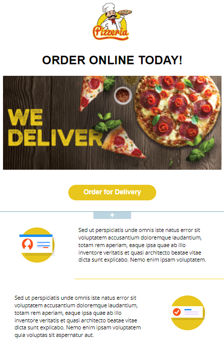 Restaurant Marketing Email Example for Online Ordering Restaurant Marketing Email Example for Online Ordering