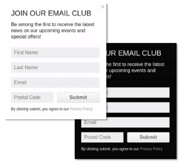 Collecting Customer Data from your Website
