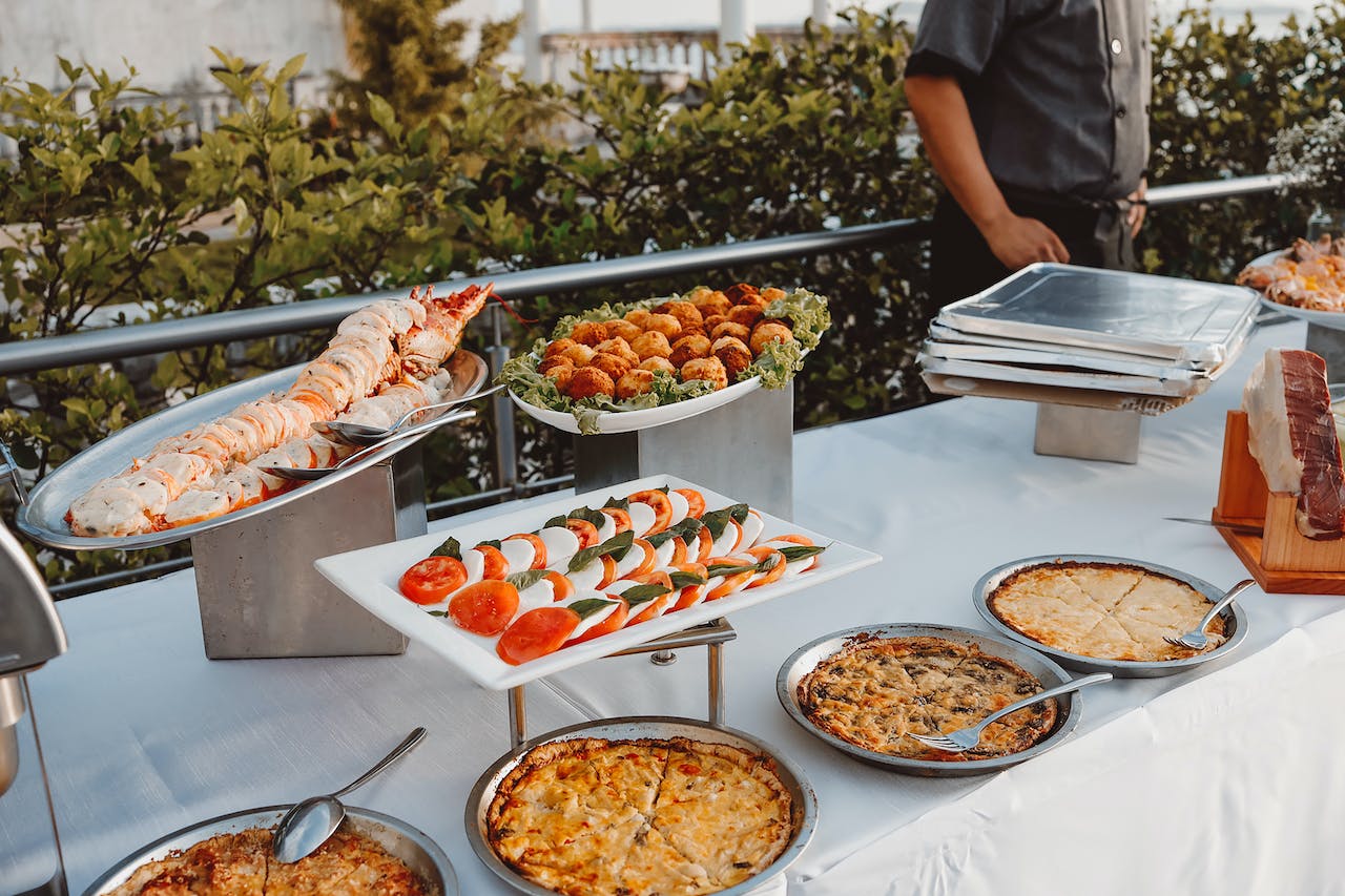 promoting a restaurant at a local event