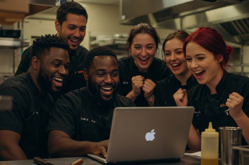 restaurateurs building a website